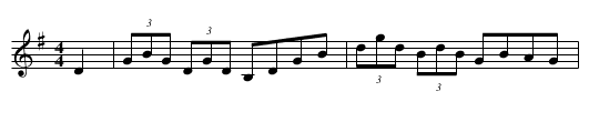 High Level Hornpipe [1] - staff notation