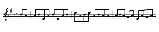High Level - staff notation