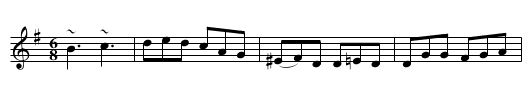 High Part of the Road - staff notation