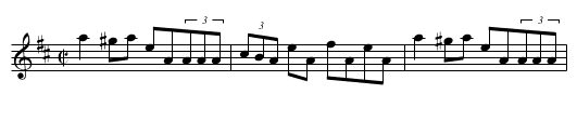 High Reel, The - staff notation
