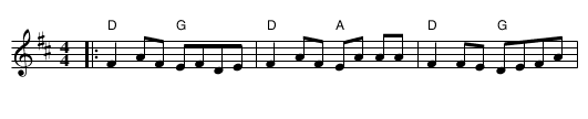 High Road To Glin, The - staff notation
