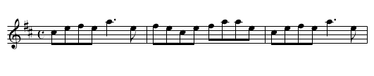 High Road to Linton - staff notation