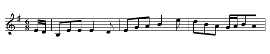 High Way to Edingbouragh. JBut.788, The - staff notation
