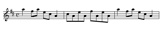 High - staff notation