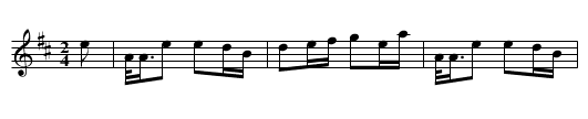Highland Brigade's March to Waterloo, The - staff notation