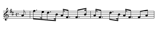 HIGHLAND FLING - staff notation