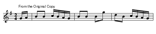 Highland Laddie or The White Cockade + - staff notation