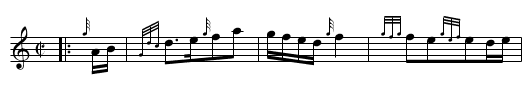 HIGHLAND LADDIE - staff notation