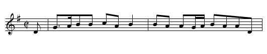 Highland Laddie - staff notation
