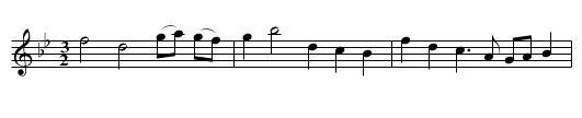Highland Lass. WCD3/2.118 - staff notation