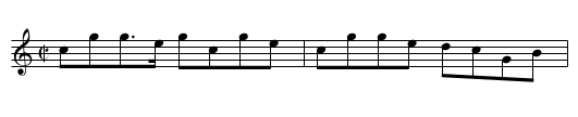 Highland Man. WTG.[040], The - staff notation