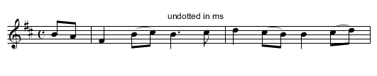 Highland Mary to the tune of Kathrine Ogie. Dix.36 - staff notation