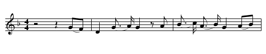 Highland Mary - staff notation