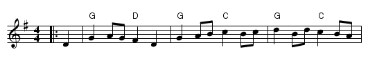 Highland Mary - staff notation