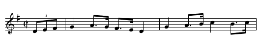 Highland Mary - staff notation