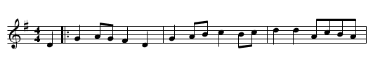 Highland Mary - staff notation