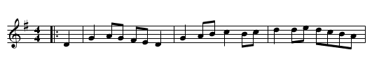 Highland Mary - staff notation