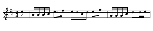 Highland Rory [2] - staff notation