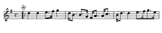 HIGHLAND SCHOTTISCHE - staff notation