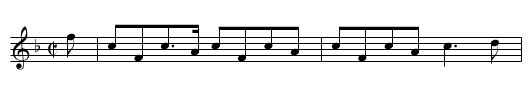 Highland Skip, The - staff notation