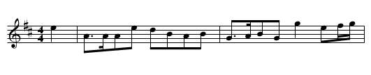 Highland Soldier - staff notation