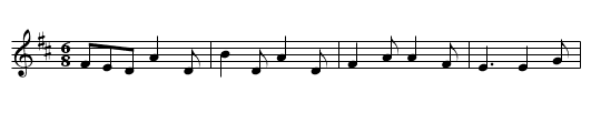 Highlander's Kneebuckle, The - staff notation