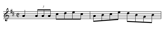 Highlandman, The - staff notation