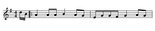 Hill Top - staff notation