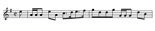 Hilland Tune [1] - staff notation