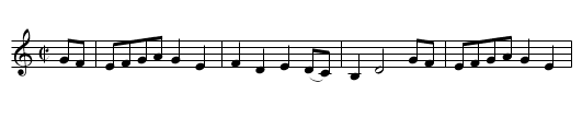 Hill’s Maggot - staff notation