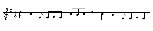 Hills of Glenorchy [1] - staff notation