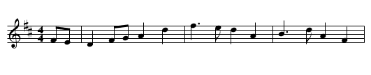 Hills of Lorne, The - staff notation