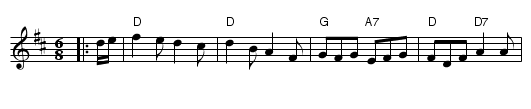 Hilly-Go Filly-Go - staff notation