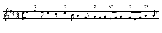 Hilly-Go Filly-Go - staff notation