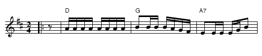 Hilu hilu - staff notation