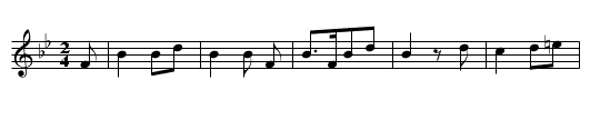 HINAUS IN DIE FERNE MIT LAUTEM HOERNERKLANG - staff notation