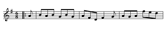Hinchy's Delight - staff notation