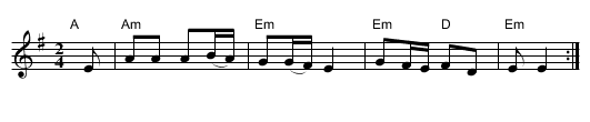 Hine ma tov - staff notation