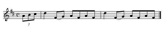 Hip Hornpipe. WM.115 - staff notation