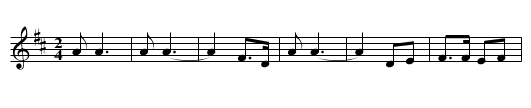 Hiraeth - staff notation