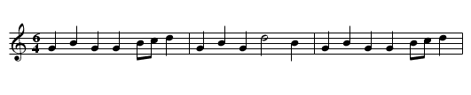 Hitt her between the legs - staff notation