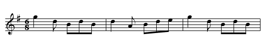 Ho Mo Chaileagan. a Jig. - staff notation