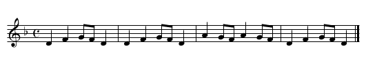 Hoang ho - staff notation