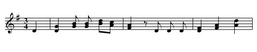 Hoaschlöglgfang - staff notation