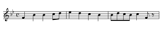 Hob y Deri Danno [1] - staff notation