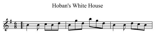 Hoban's White House - staff notation