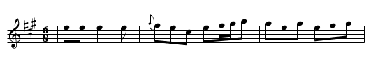 Hobo's Jig - staff notation