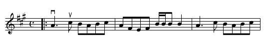 HOCH HEY JOHNNIE LAD - staff notation