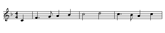HOER ICH EIN SICHLEIN - staff notation
