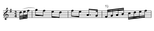 Hofmiller Boarischer - staff notation